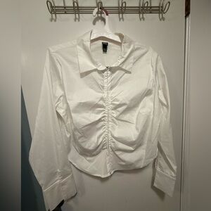 Cropped Corset Shirt